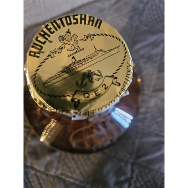 Auchentoshan  QE2 Decanter12 Year Old Bottled 1980s-1990s 1L.5