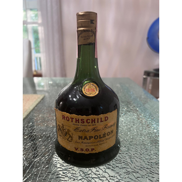 Rothschild Napoleon Rothschild Maison Fondee en 1875 Extra Fine Brandy Napoleon / Les Monopoles Alfred Rothschild / Bordeaux France / VSOP / A Rothschild Anniversary Monopole Reserve 1875.1