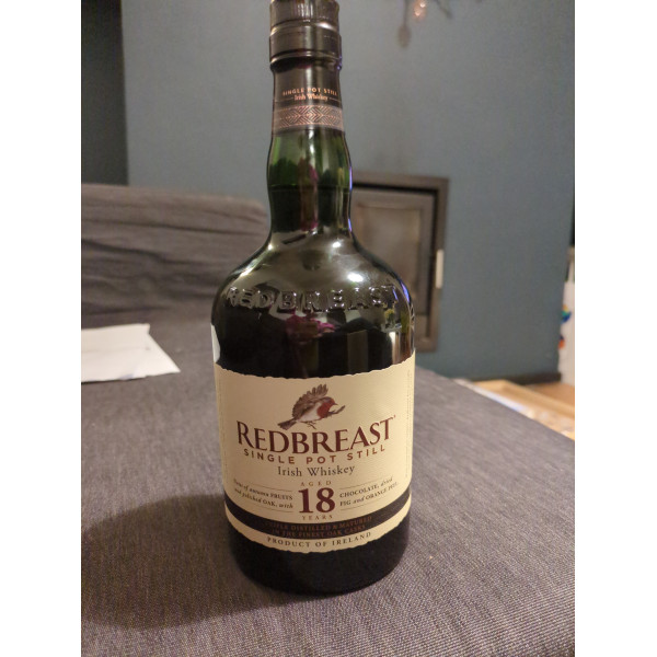 Redbreast 18 Years Old Single Pot Still Irish Whiskey.5