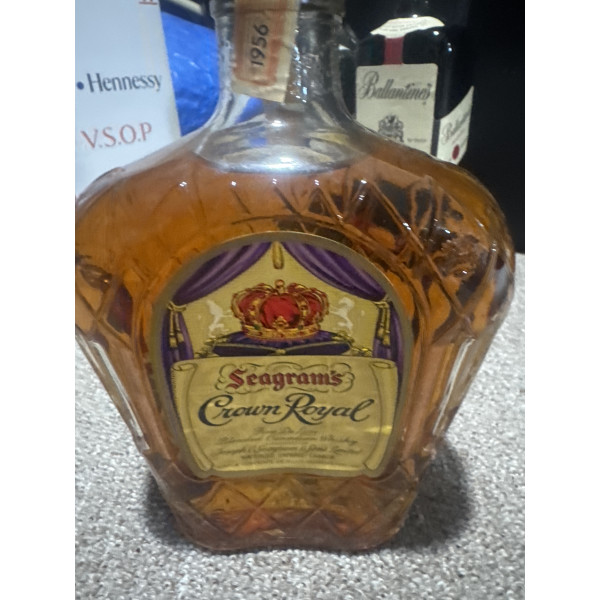 Seagrams crown royal  Seagram's Crown Royal Canadian Whisky 1956.5