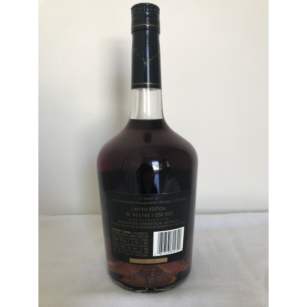 Hennessy Cognac Hennesy, Limited Edition in honor of thr 44th President.2