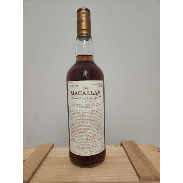 The Macallan Whisky Over 24 year old anniversary malt.1