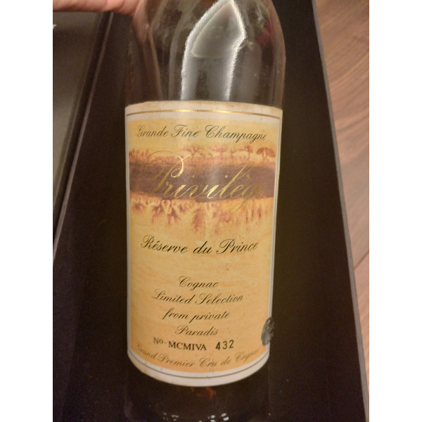 ハーディ Hardy Privilege Réserve du Prince Cognac Grande Champagne Pre-World War I Vintage.5