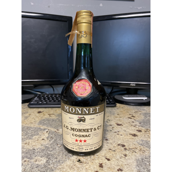 Monnet Cognac Three Stars *** US import .1