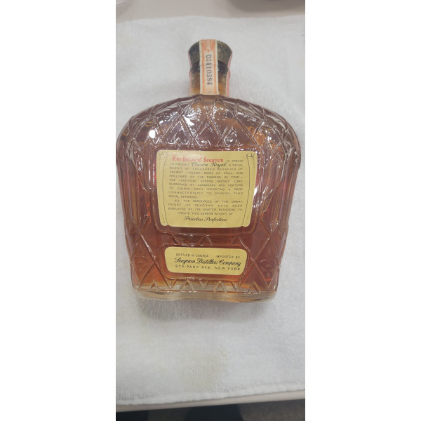 Seagram Crown royal 1961.2