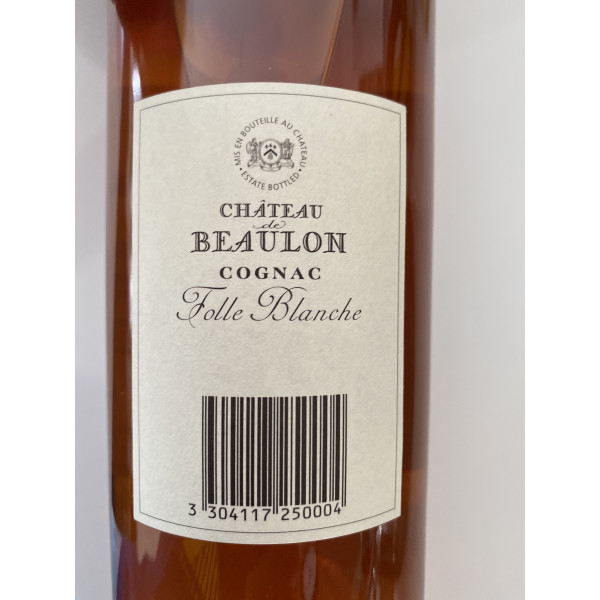 Château de Beaulon Cognac Chateau de Beaulon, Folle Blanche, 7 Year Old Cognac.2