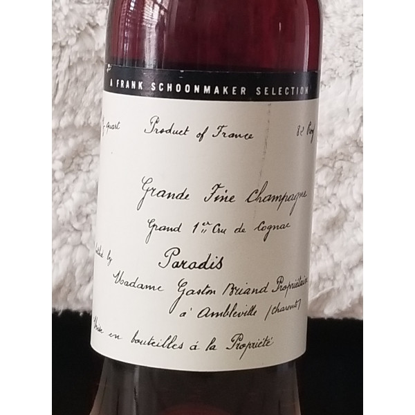 Frank Schoonmaker Madame Gaston Briand Cognac Madame Gaston Briand Proprietaire Grand 1\"cru de Cognac PARADIS.5