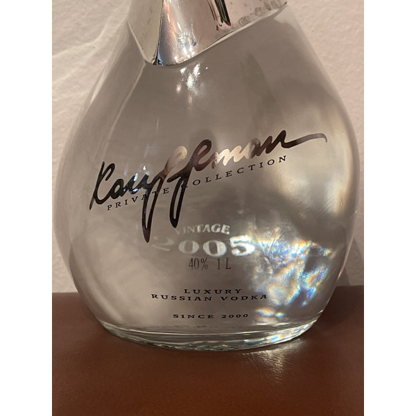 Kauffman 2005 Private Collection Russian Vodka 1 Litre.5