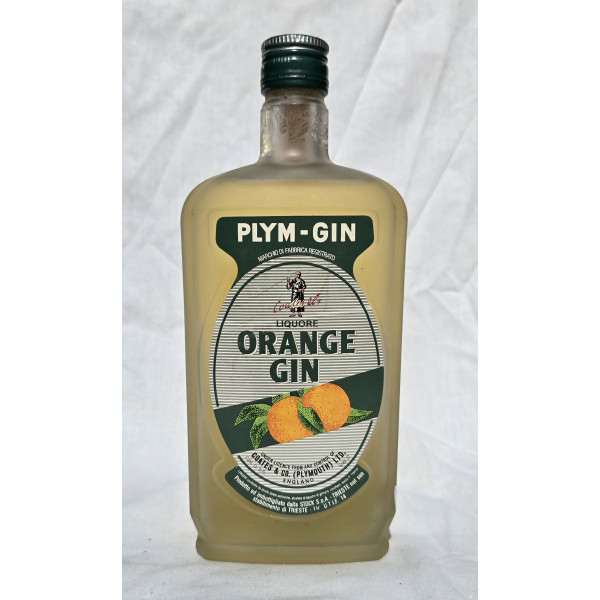 PLYMOUTH Plymouth Plym-Gin Orange Gin Liquore (Coates & Co.) 75cl 1970s.1