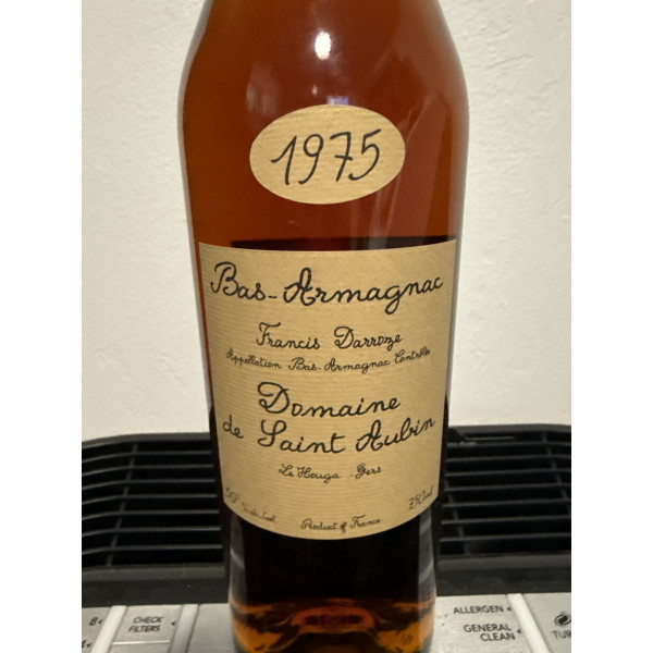 Francis Darroze  Domaine de Saint Aubin Bas Armagnac 1975.5