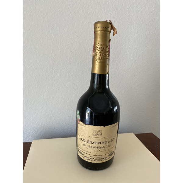 Monnet Cognac JG Monet & Co  Cognac. Grande Fine Champagne 1865 Vintage.1