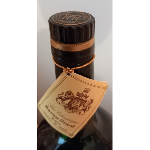 Otard Cognac VSOP set with wedding glass "Souvenir de la Fete".3