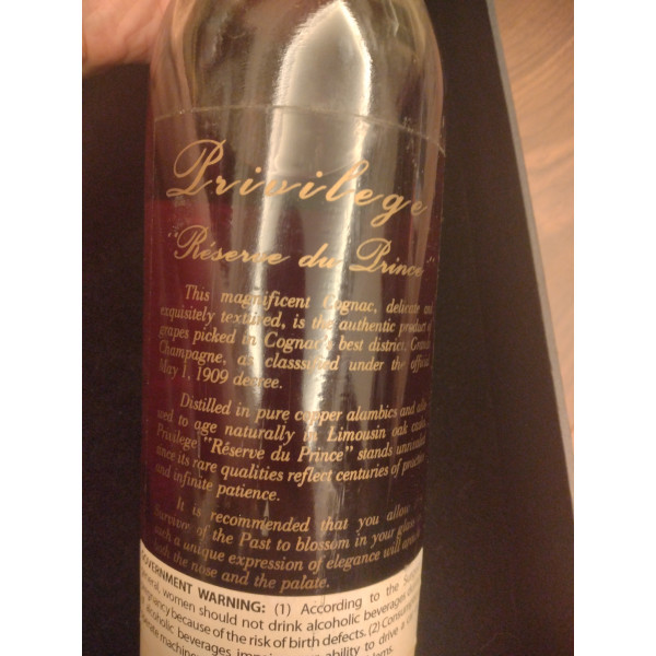 ハーディ Hardy Privilege Réserve du Prince Cognac Grande Champagne Pre-World War I Vintage.2