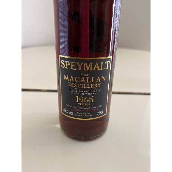 The Macallan Whisky 1966 Vintage Speymalt- G&M 2001.5