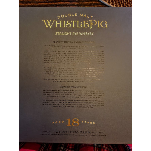 Whistlepig 18 Years Old Rye.2