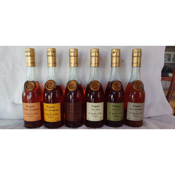 Hardy Cognac "Collection" 6 x 35cl.1