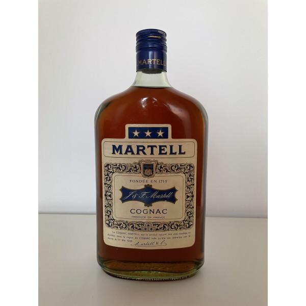 Martell Cognac 3 stars Flask.1
