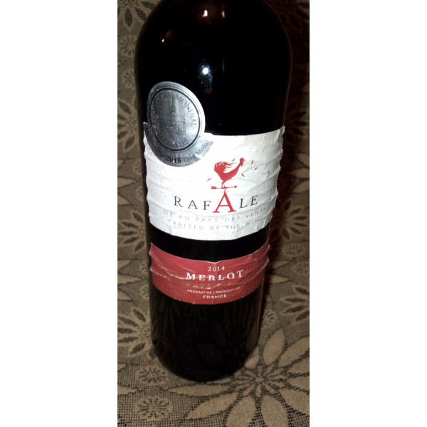 Rafale  Rafale Merlot Pays d'Oc 2014.5
