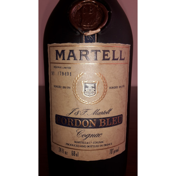Martell Cognac Martell cordon bleu cognac 1970's.5