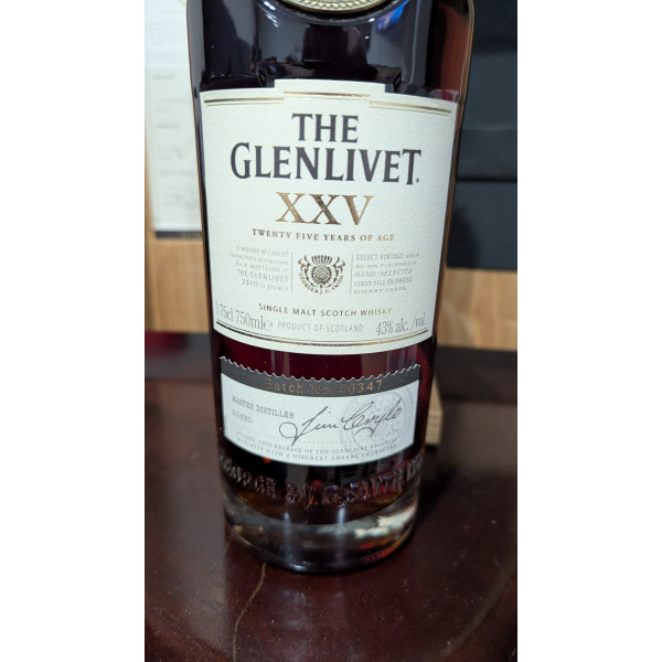 The Glenlivet Distillerie XXV 25 Years Old.5