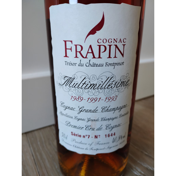 Frapin Cognac Frapin Cognac Trésor du Château Fontpinot Multimillésime 1989-1991-1993 Série N°7.5