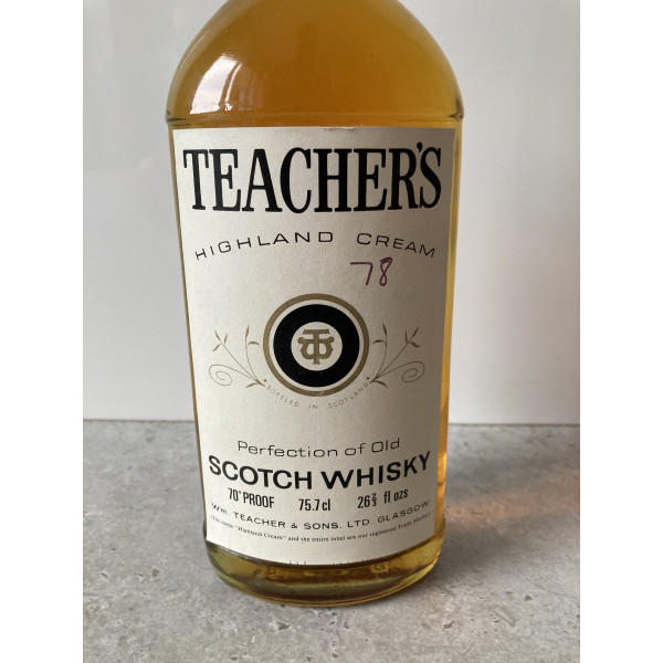 Wm. Teacher & Son Teachers Highland Cream 1970s.5