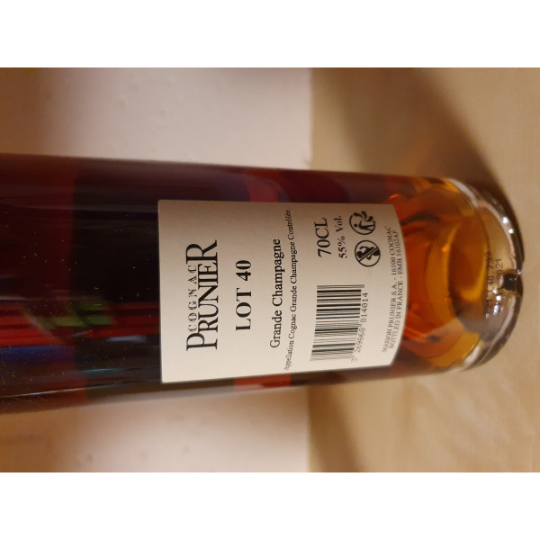 Prunier Cognac Prunier Lot 40 Grande Champagne Cognac 1940 Cask Strength.5
