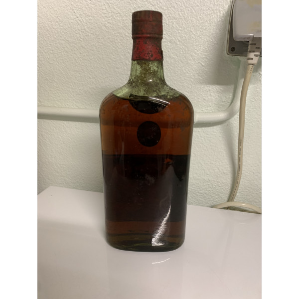 Courvoisier Cognac The Brandy of Napoleon Three Stars King George Flask.2