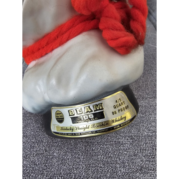 Jim Beam "Tiffany the Poodle" Decanter 8 Years Old 1970s.5