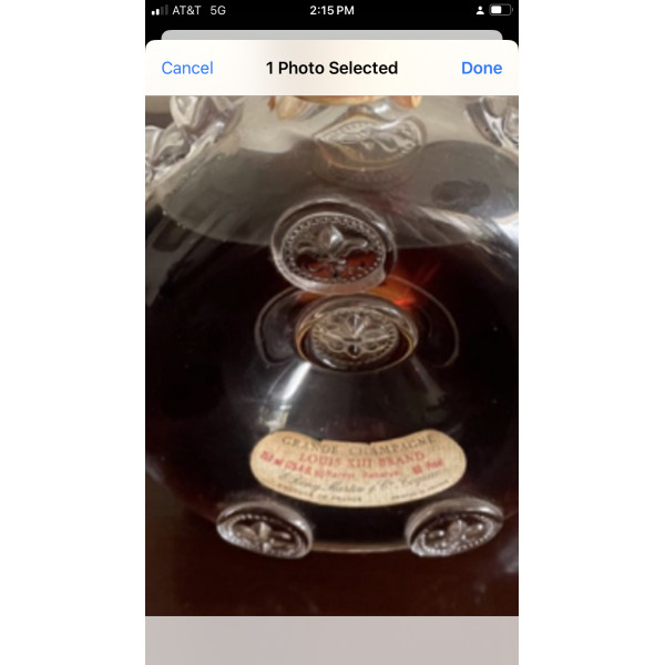 Remy Martin Cognac Remy Martin Louis XIII Grande Champagne Cognac 1970s.5