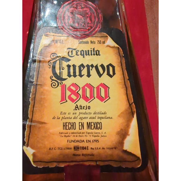 Jose Cuervo Cuervo 1800 1980s.5