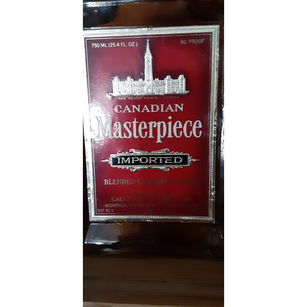 Calvert Canadian Masterpiece 1969.5