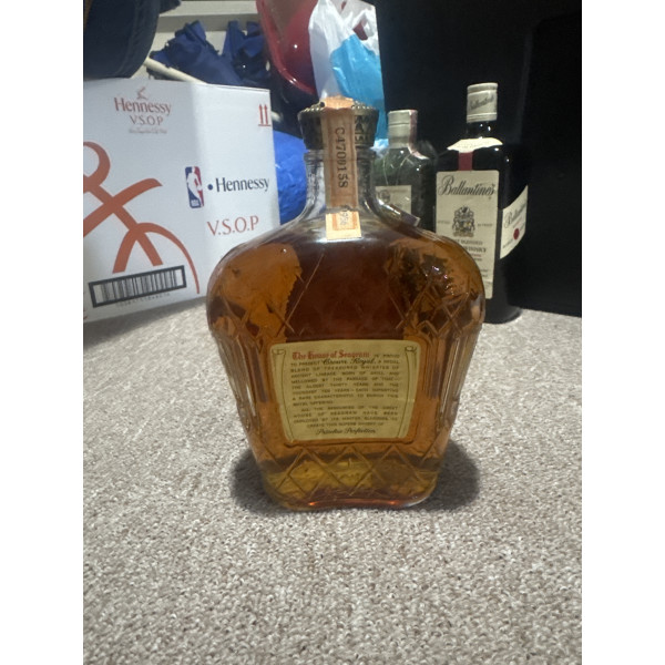 Seagrams crown royal  Seagram's Crown Royal Canadian Whisky 1956.2