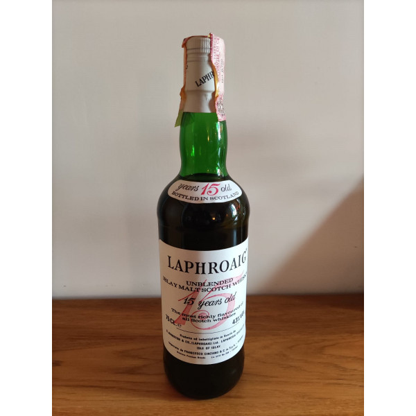 Laphroaig 15 years old Unblended UK.1