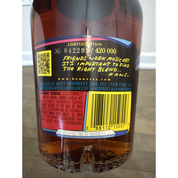 Hennessy Cognac Limited Edition VS KAWS \"XX\".2