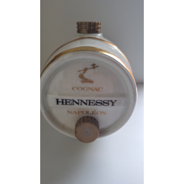 Hennessy Cognac Napoleon White Barrel Porcelain 1980s.5