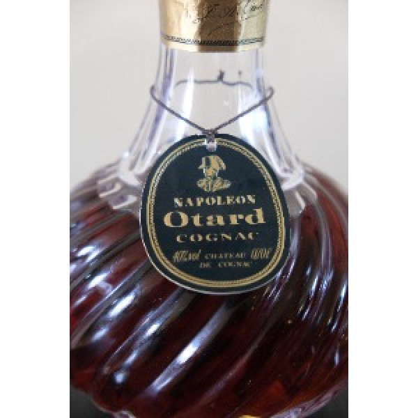 Otard Cognac Napoleon Crystal Decanter 1980s.5