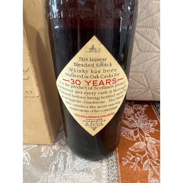 Ballantines Ballantine's 30 Year Old Liqueur Blended Scotch Whisky 1960s.2