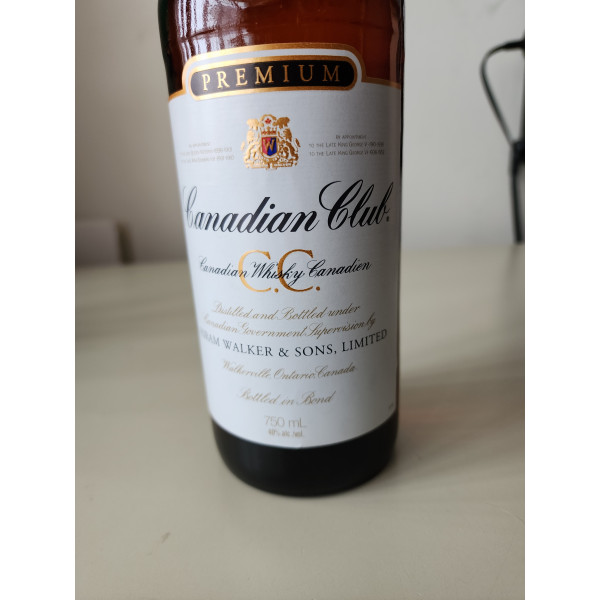 Hiram Walker Canadian Club Premium.5