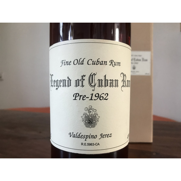 Valdespino Legend of Cuban Rum pre-1962.5