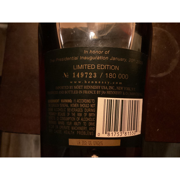 Hennessy Cognac In Honor of the 44th President, VS Limited Edition.2