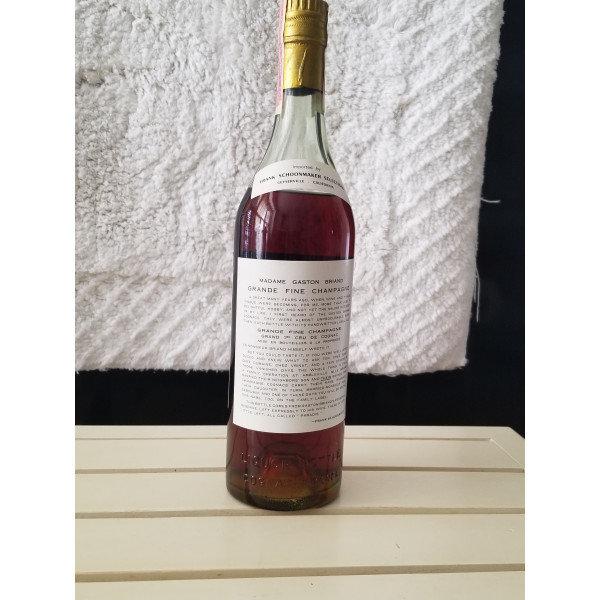 Frank Schoonmaker Madame Gaston Briand Cognac Madame Gaston Briand Proprietaire Grand 1\"cru de Cognac PARADIS.2
