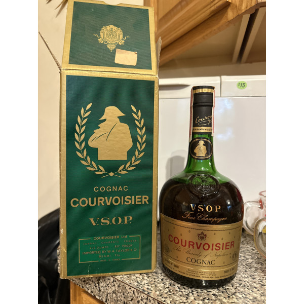 Courvoisier Cognac Courvoisier VSOP Fine Champagne Cognac 4/5 Quart 1970s.1