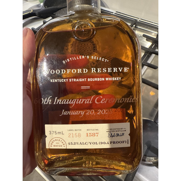 Woodford Reserve  60th Inaugural Ceremonies set with 2 glasses.5