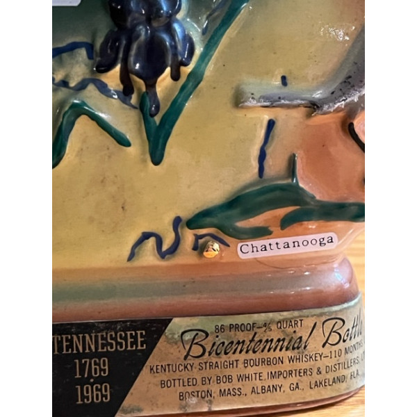 Bourbon Kentucky Decanter Bicentennial Bottle 1769-1969.5