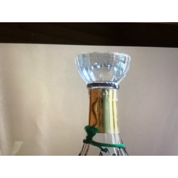 Courvoisier Cognac Erte collection. Bottles 1-7.4