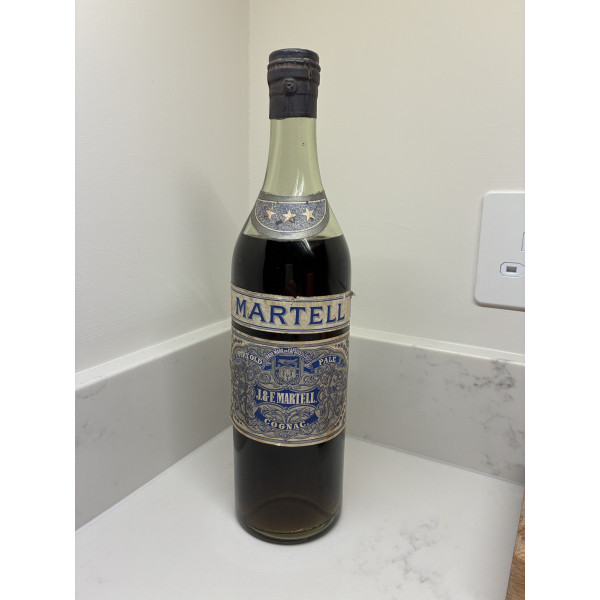 Martell Cognac Martell Very Old Pale 3 Star Cognac 1950s.1