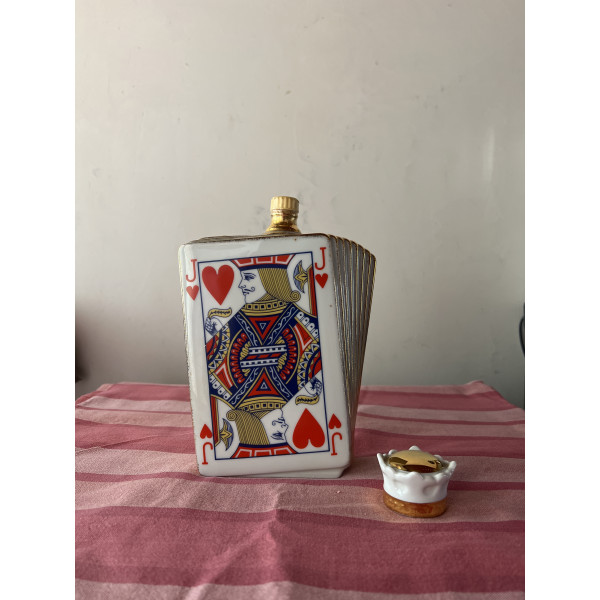 Frapin Cognac Cognac Frapin X.O. Playing Card,  Jack of Heart, Haviland Limoges.1