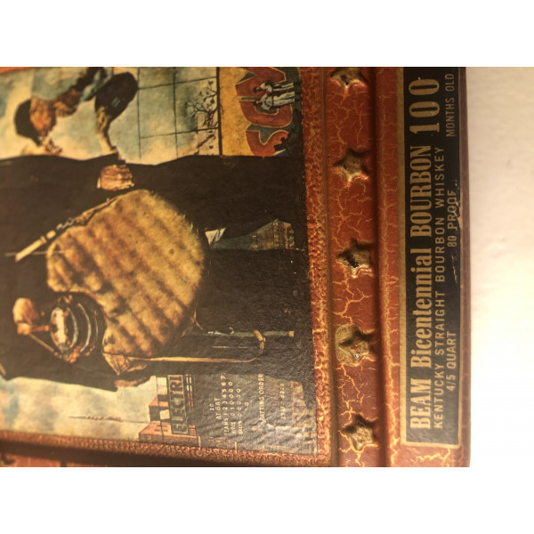 Jim beam Jim Beam Bicentennial Norman Rockwell Kentucky Straight Bourbon Whiskey Decanter 1976.5