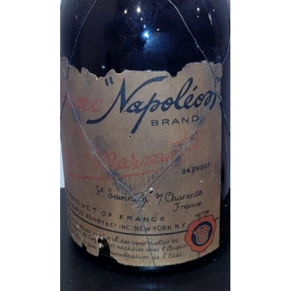 Napoléon Paran St. Savinity Charente France FUS ASHBY & CO INC. NEW YORK N.Y UCT OF FRANCE  Napoleon Champagne Cognac.5